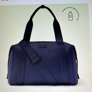 DAGNE DOVER LANDON CARRYALL BAG- navy blue. Size large
